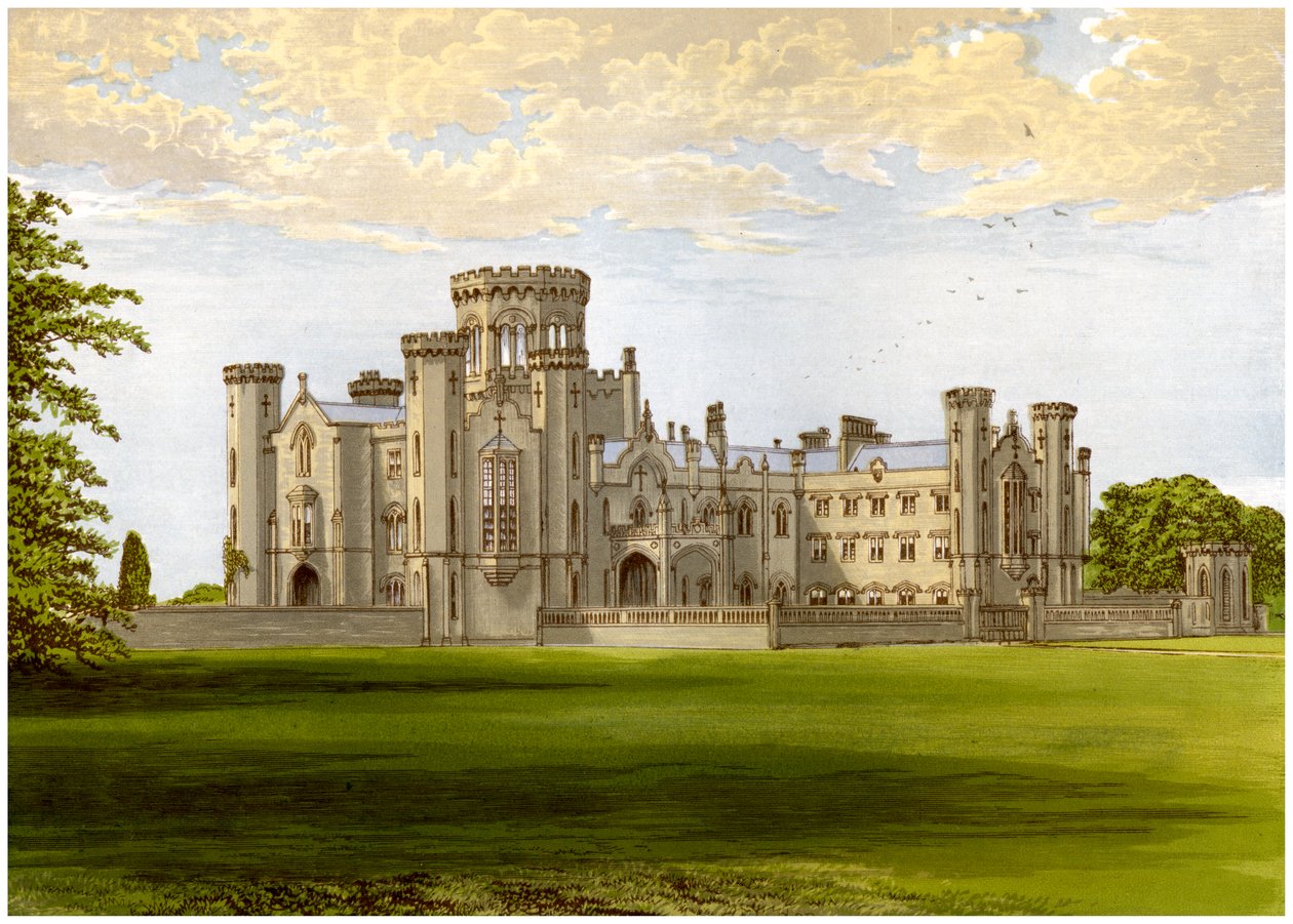 Studley Castle, Warwickshire, hjemmet til Walker-familien, c1880 av Unbekannt