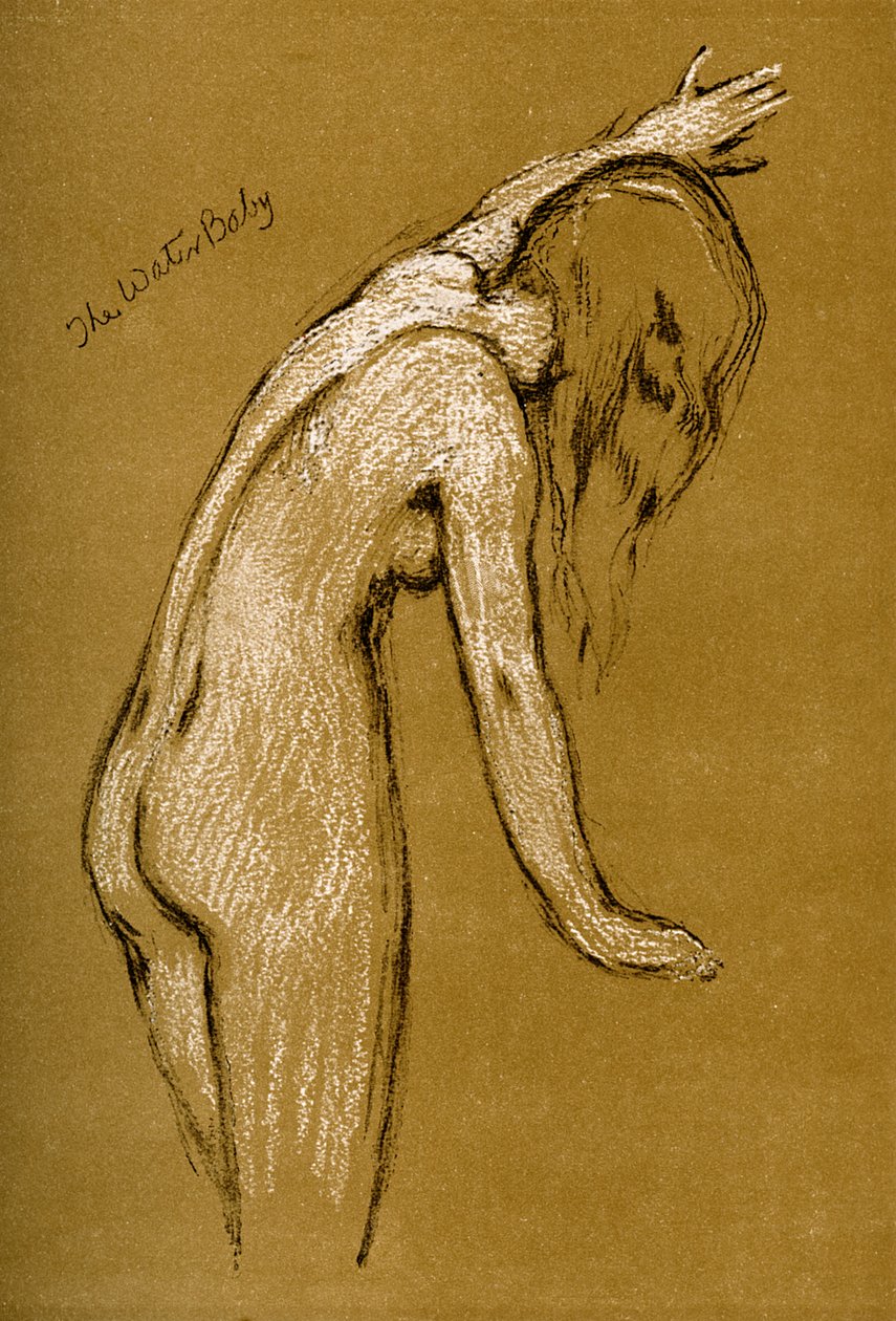 Studie for The Water Baby, 1900 av Unbekannt
