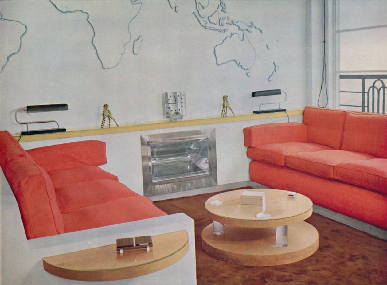 Studie i Lord Louis Mountbattens London House, 1938 av Unbekannt