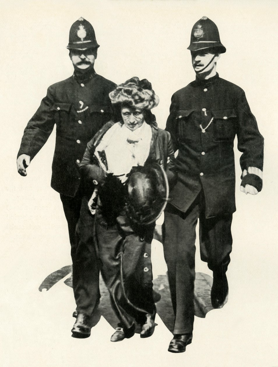 Suffragette blir arrestert, c1910, 1947. av Unbekannt