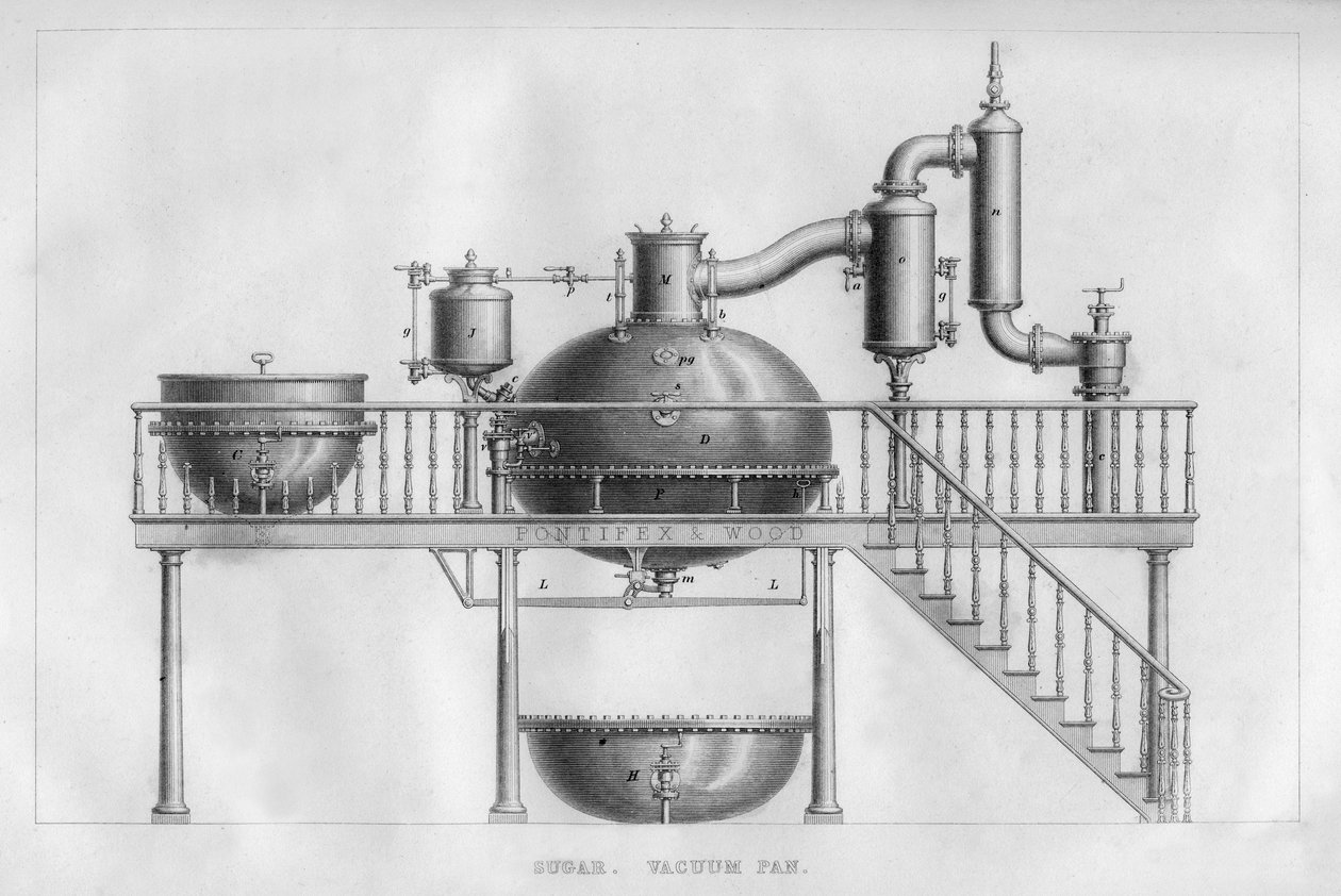 Sukker. Vakuumpanne, 1866 av Unbekannt