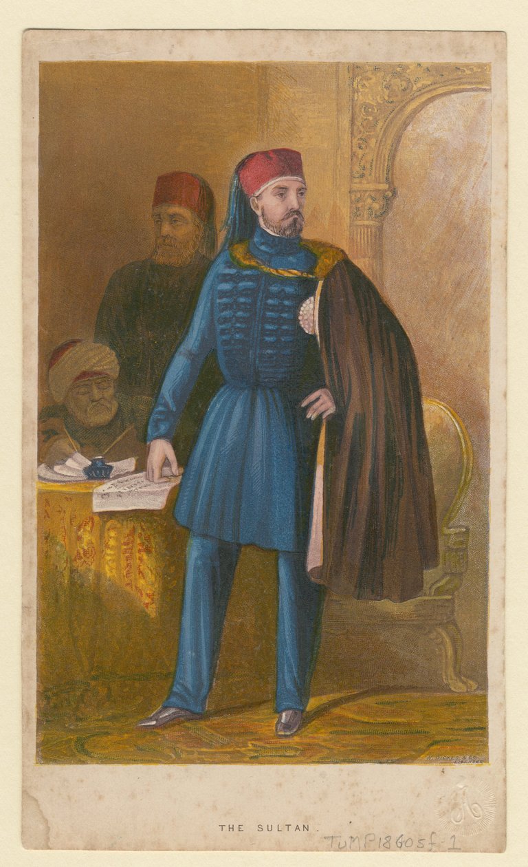 Sultan Abdulmecid I 1823-1861, 1850 av Unbekannt