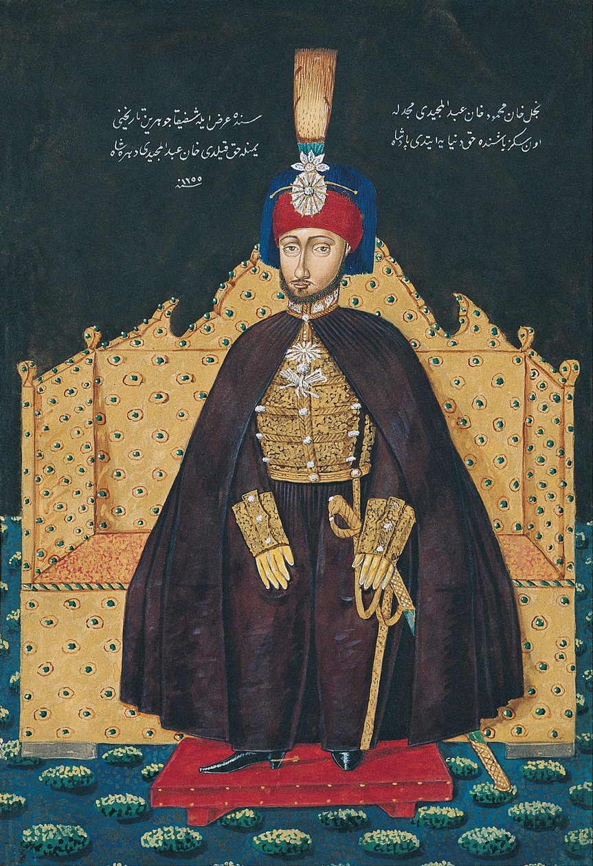 Sultan Abdülmecid IN, midten av 1800-tallet. av Unbekannt