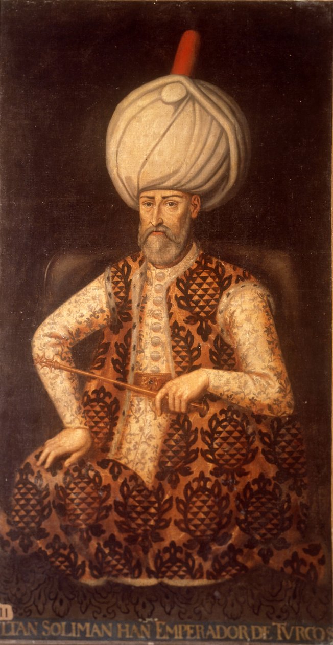 Sultan Suleiman I den storslåtte, 1600-tallet av Unbekannt