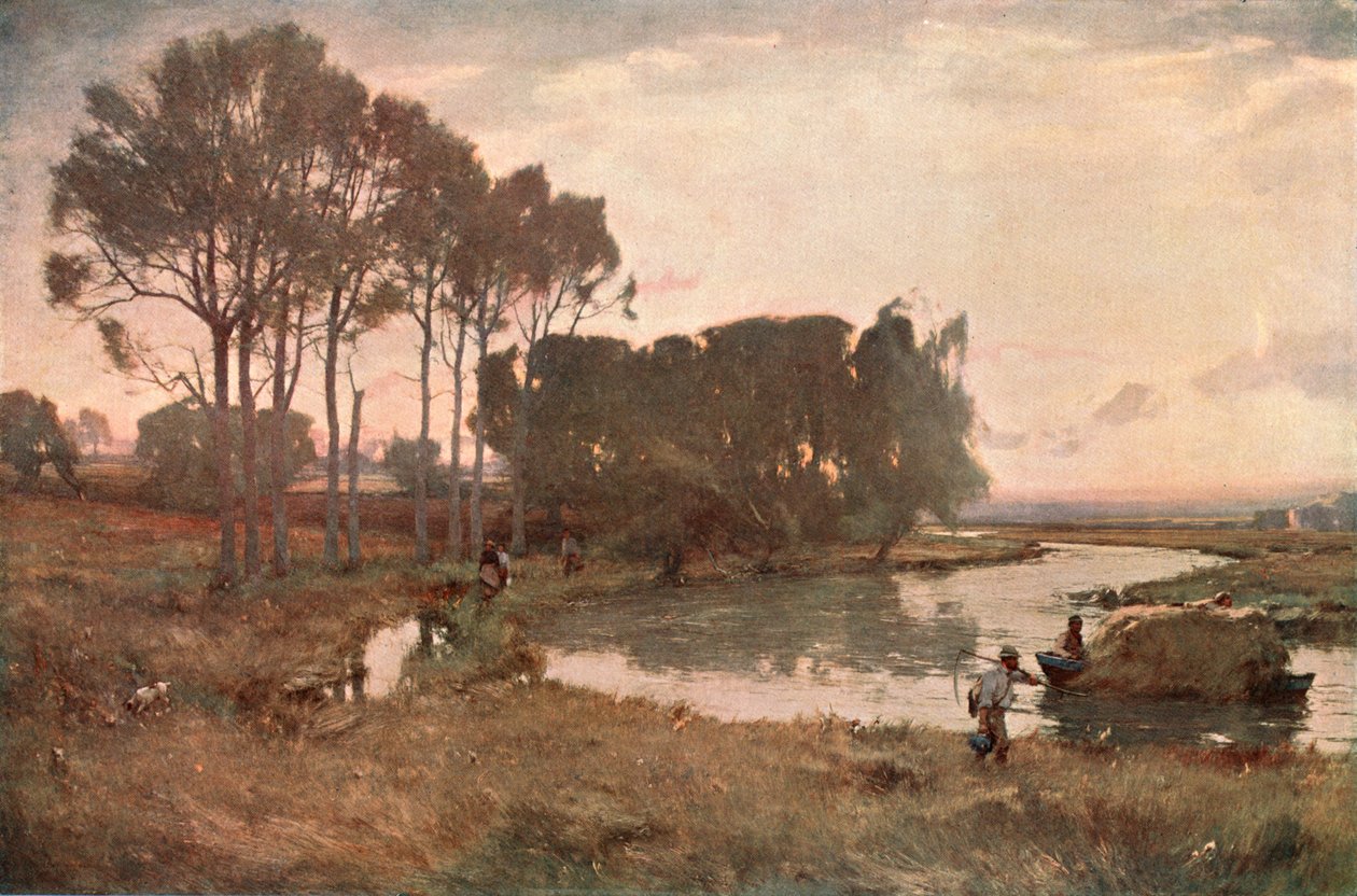 Sommeraften, 1895, c1902. av Unbekannt