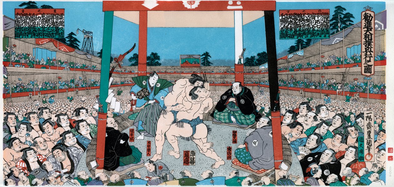 Sumobryting, Japan av Unbekannt