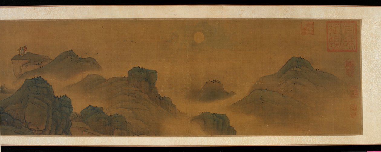 Sol og måne over land og hav, 1600-1700-tallet. av Unbekannt