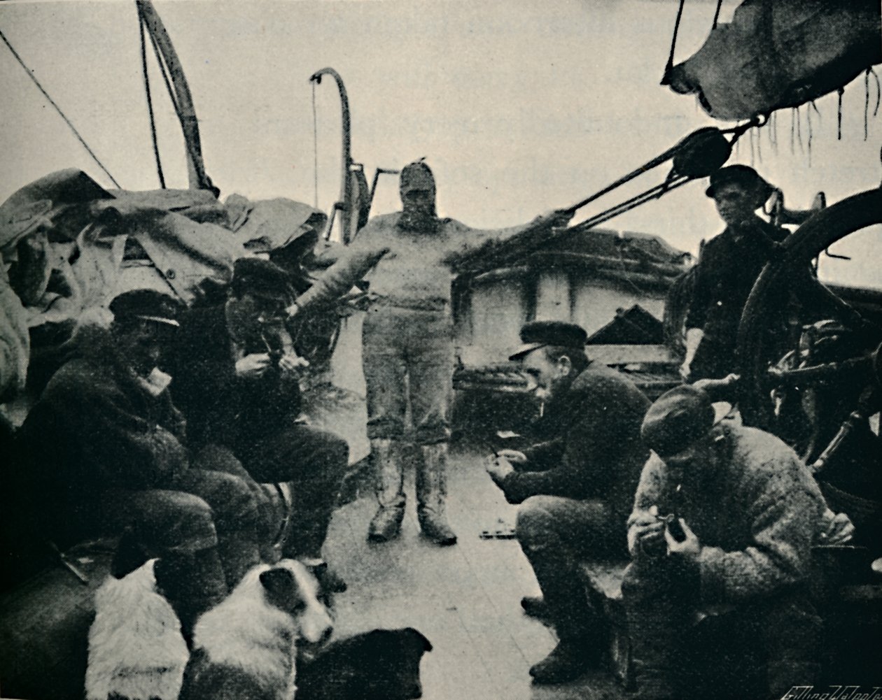 Søndag ettermiddag om bord, 1895, 1897 av Unbekannt