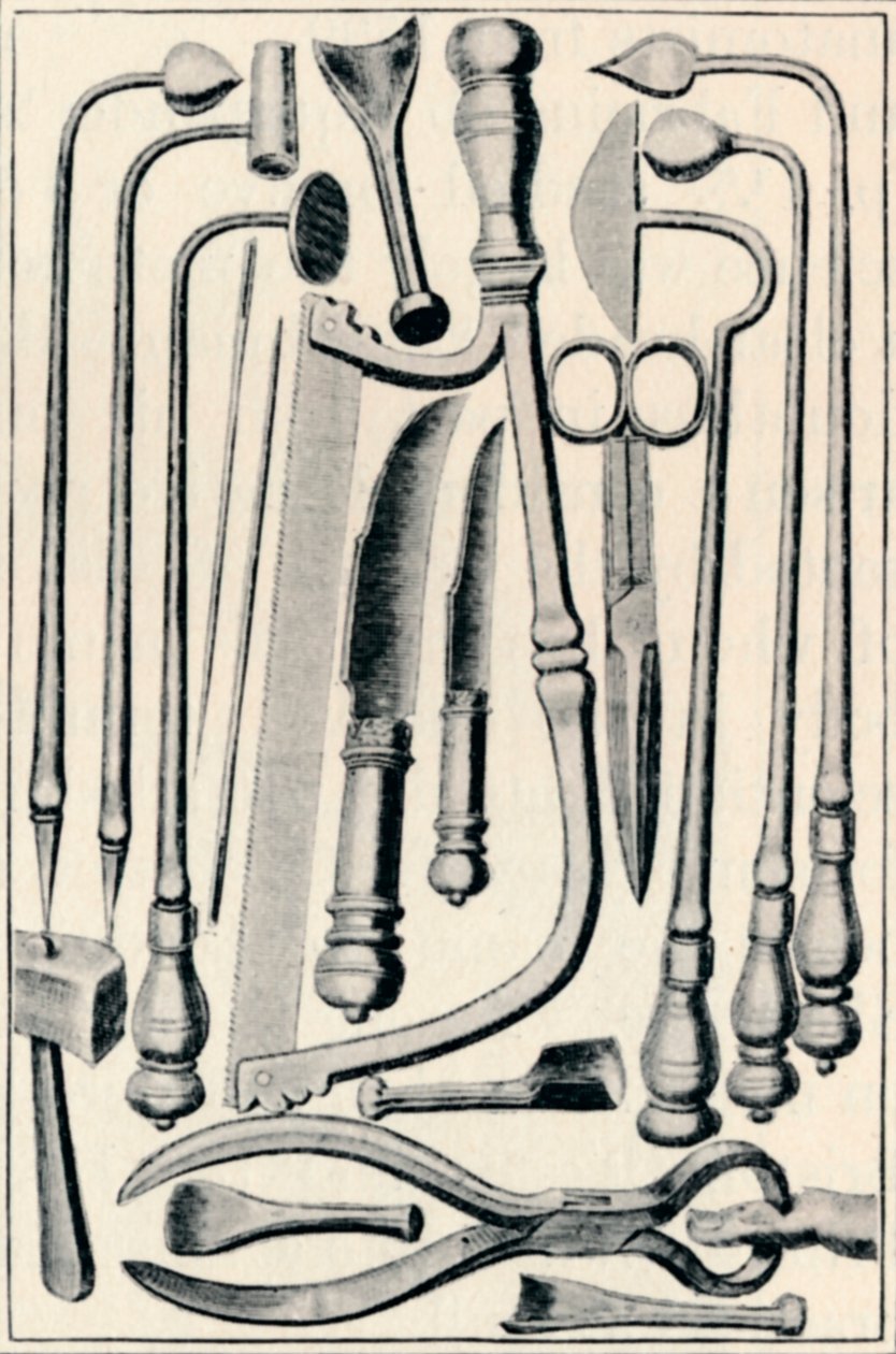 Kirurgiske instrumenter, 1639, 1903 av Unbekannt