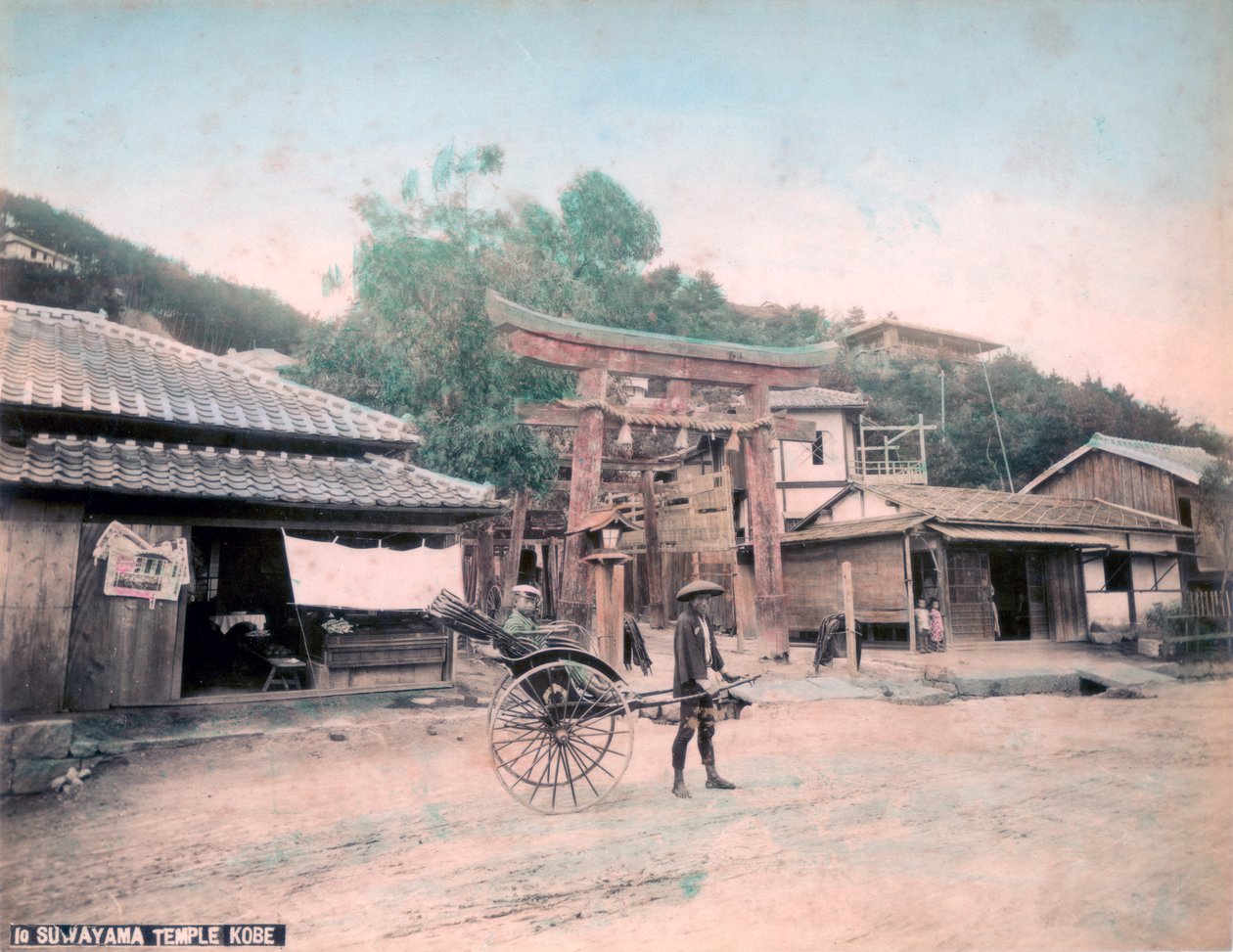 Suwayama-tempelet, Kobe, Japan av Unbekannt