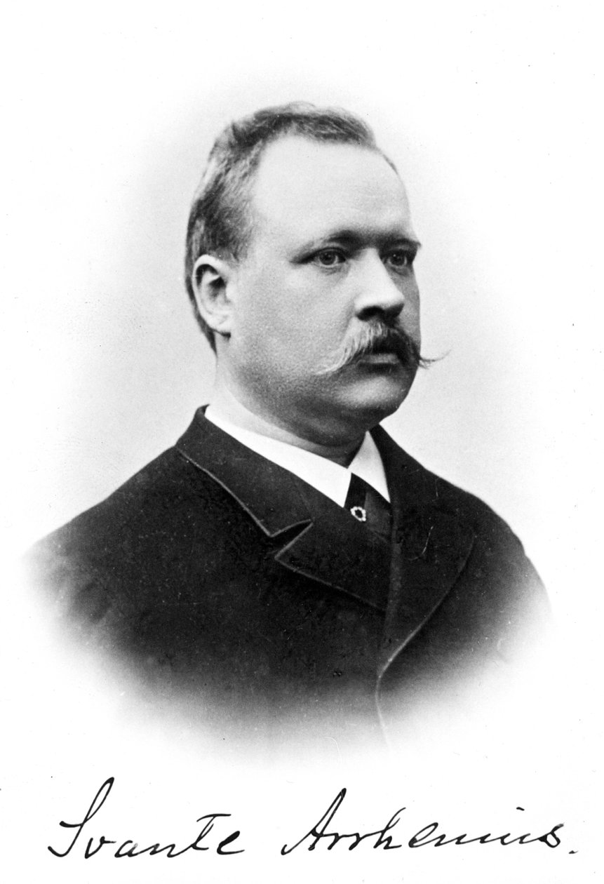 Svante Arrhenius 1859-1927, svensk fysiker og kjemiker av Unbekannt