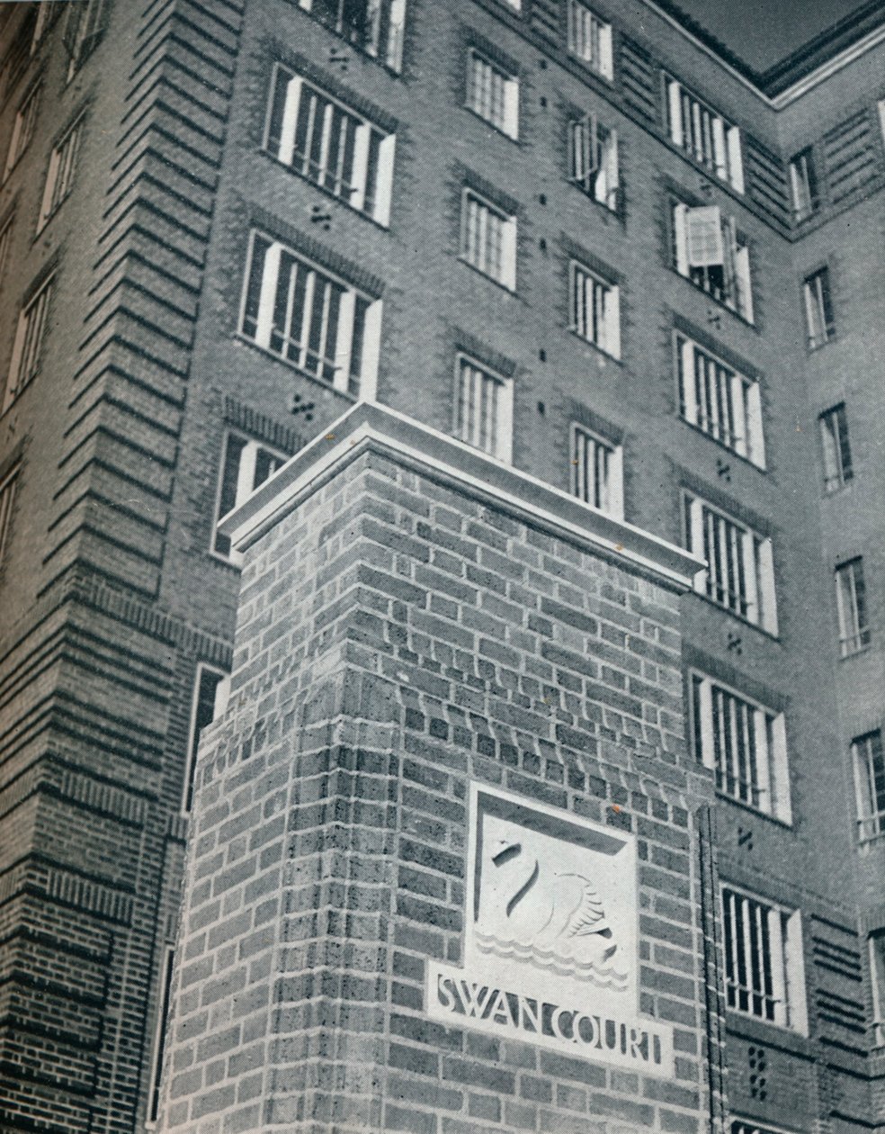 Swan Court, Chelsea, 1932 av Unbekannt