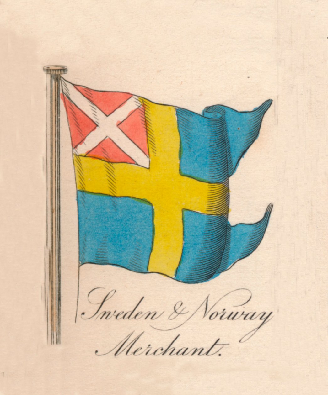 Sverige og Norges kjøpmann, 1838 av Unbekannt