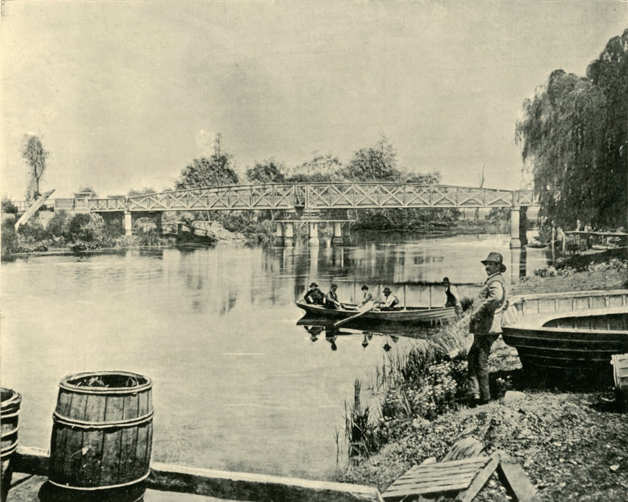 Svingbro over Latrobe, 1901. av Unbekannt