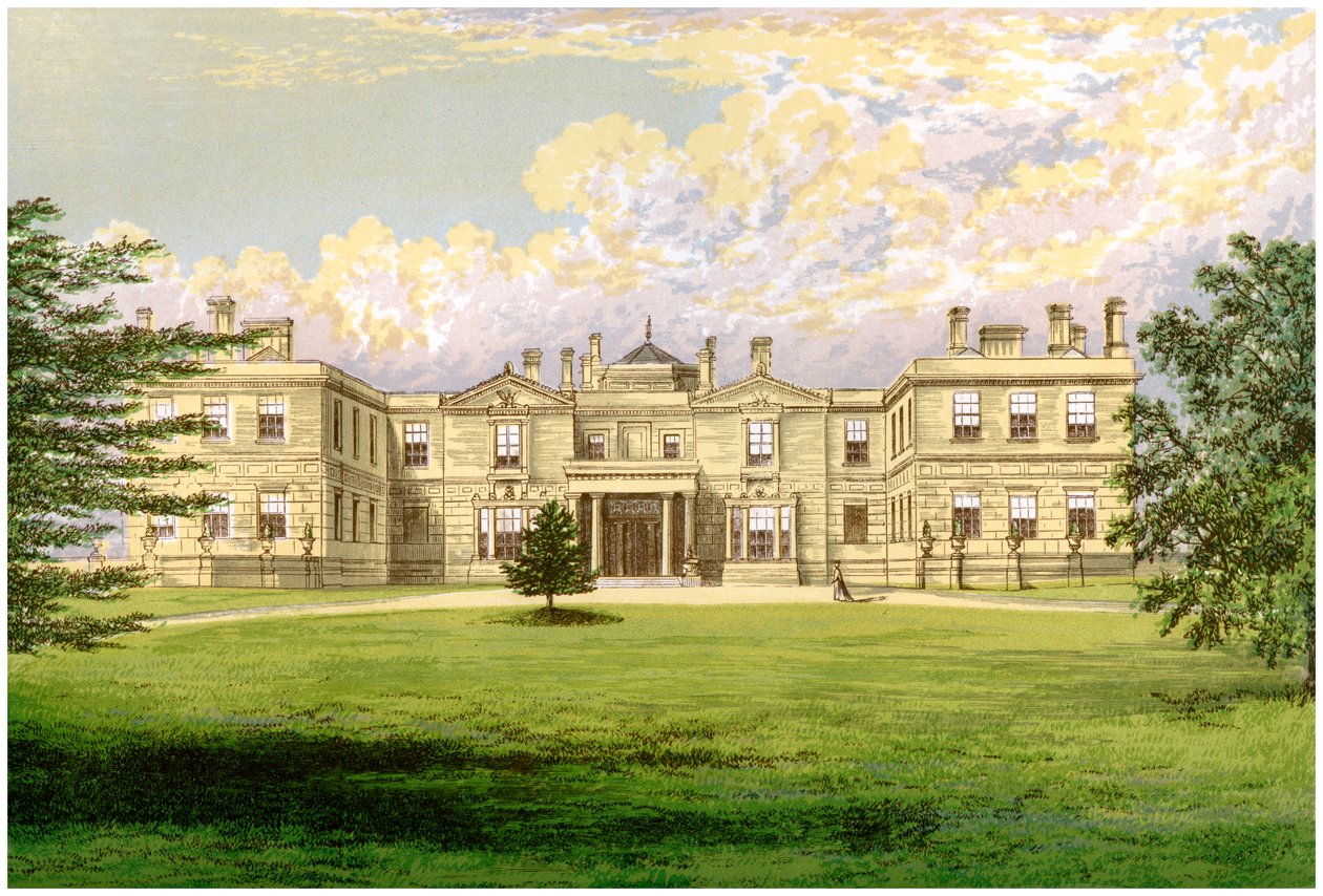 Swithland Hall, Leicestershire, hjemmet til jarlen av Lanesborough, c1880 av Unbekannt
