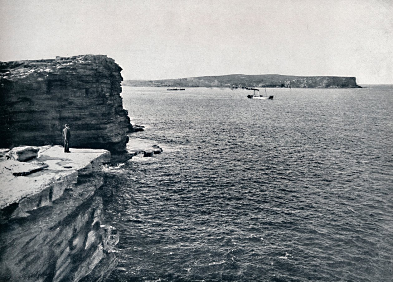 Sydney Heads, ved Gap ved Watsons Bay, c1900. av Unbekannt