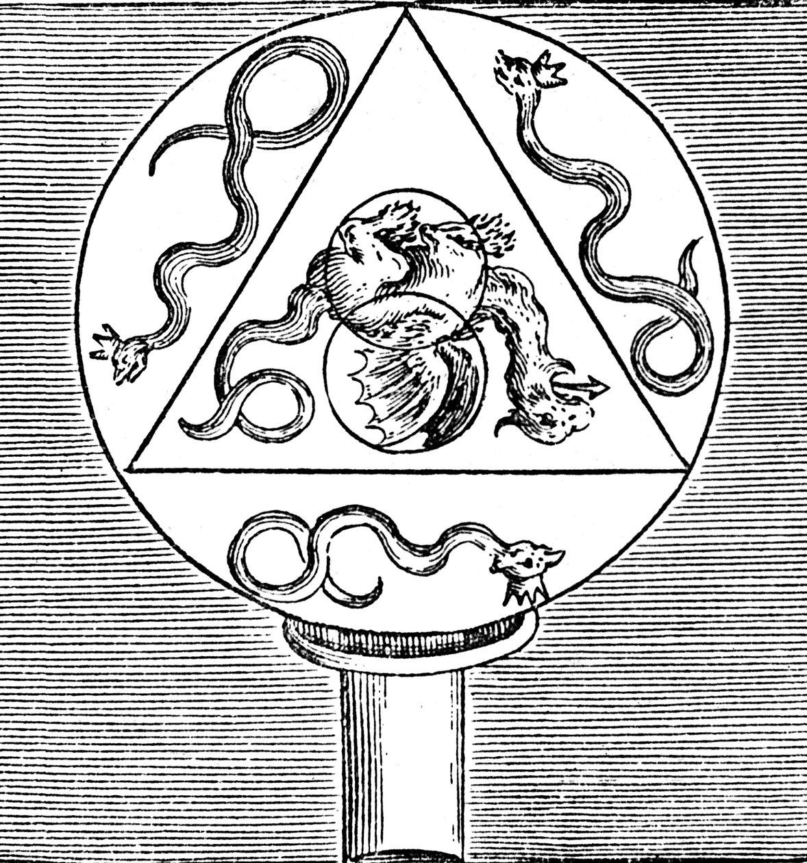 Symboler for syntesen av det store verket, 1678 av Unbekannt