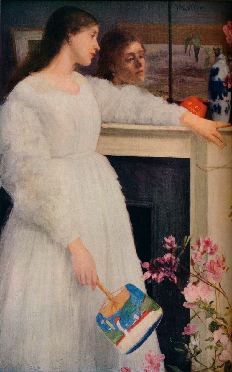Symphony in White, nr. 2: The Little White Girl, 1864-65, 1937 av Unbekannt