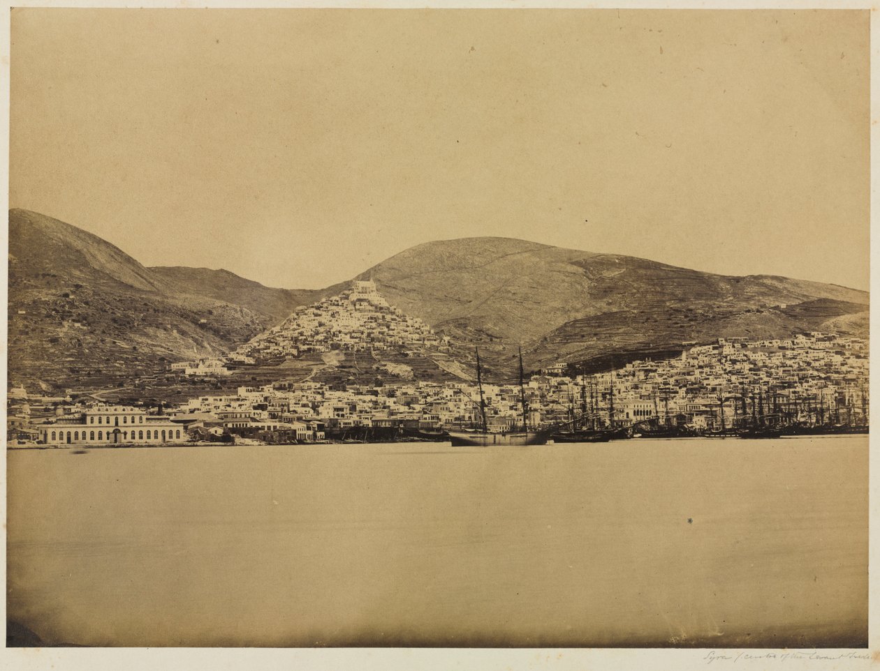 Syros, Senter for Levant-handelen, ca. 1850-tallet. av Unbekannt
