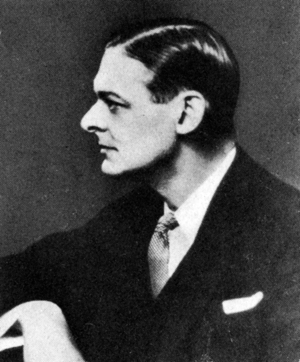 TS Eliot , amerikanskfødt britisk poetdramatiker og kritiker, ca 1930-tallet av Unbekannt