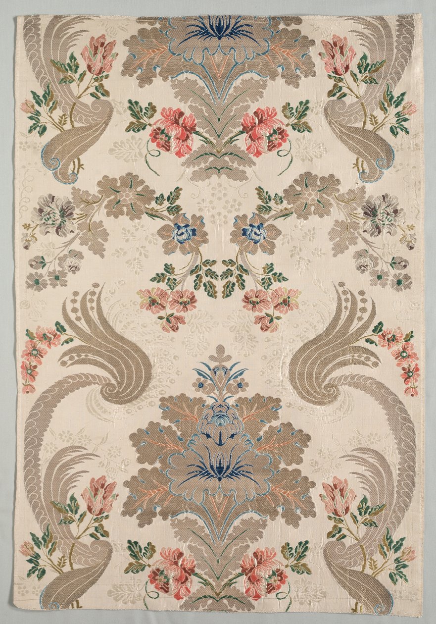 Taft, brokadert, 1700-1750. av Unbekannt