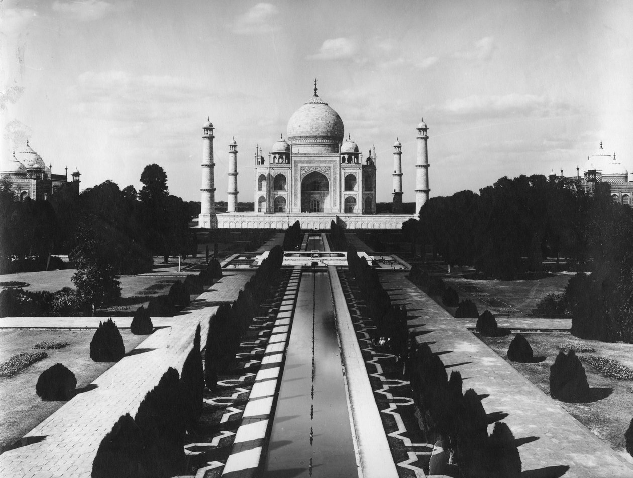 Taj Mahal, Agra, Uttar Pradesh, India, slutten av 1800- eller begynnelsen av 1900-tallet av Unbekannt