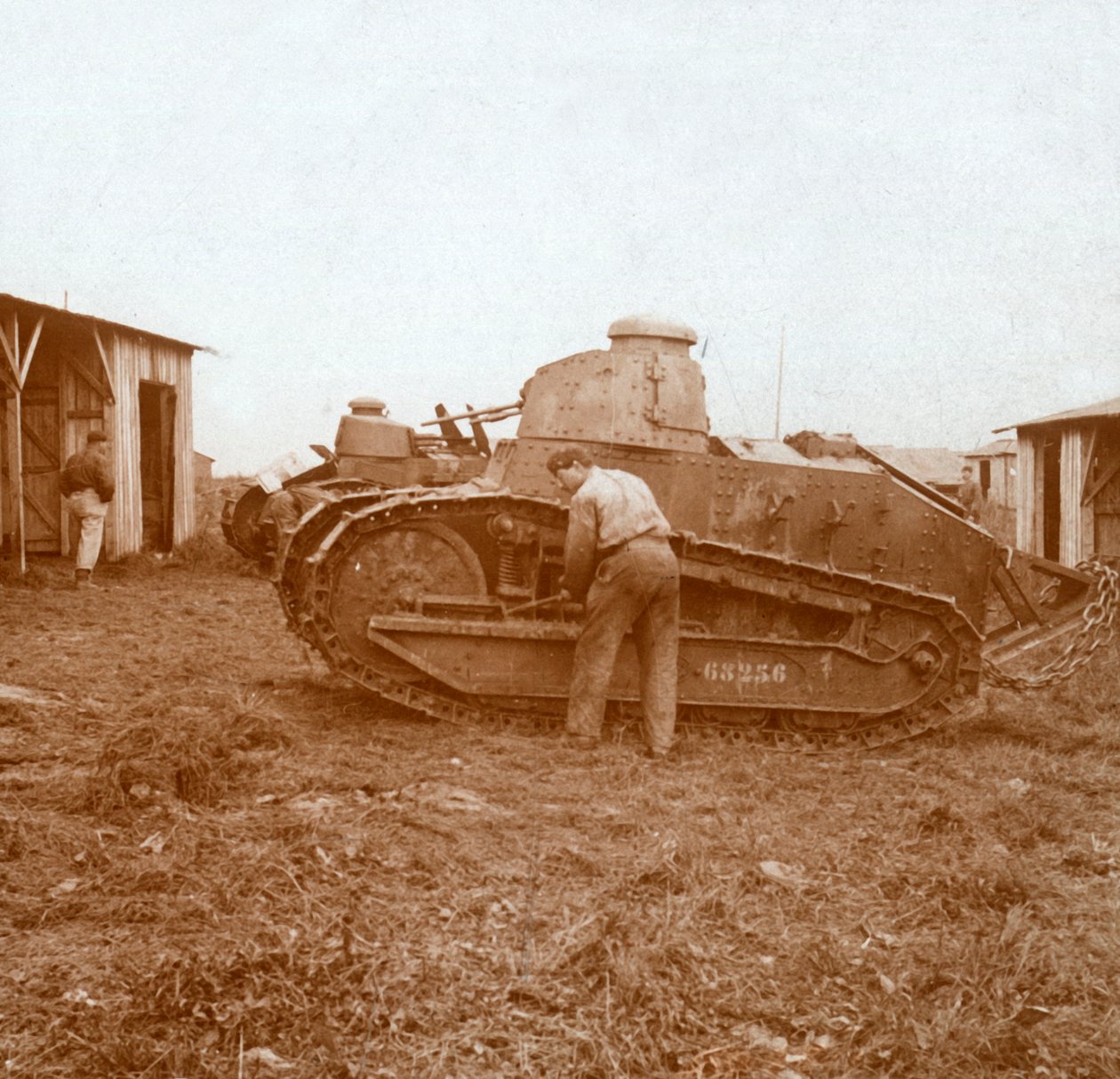 Tankvedlikehold, c1914-c1918 av Unbekannt