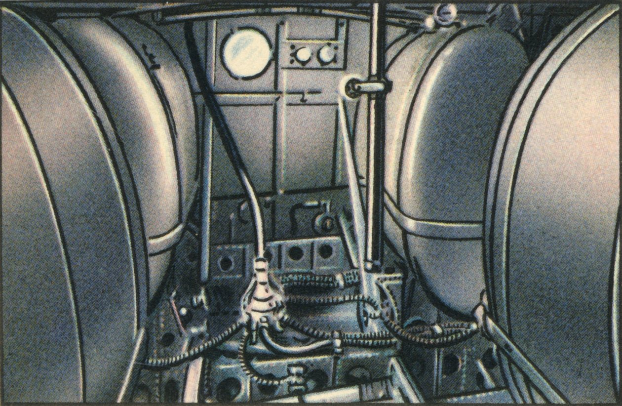 Tanker om bord på Dornier Wal-flybåten, 1920-tallet, 1932. av Unbekannt