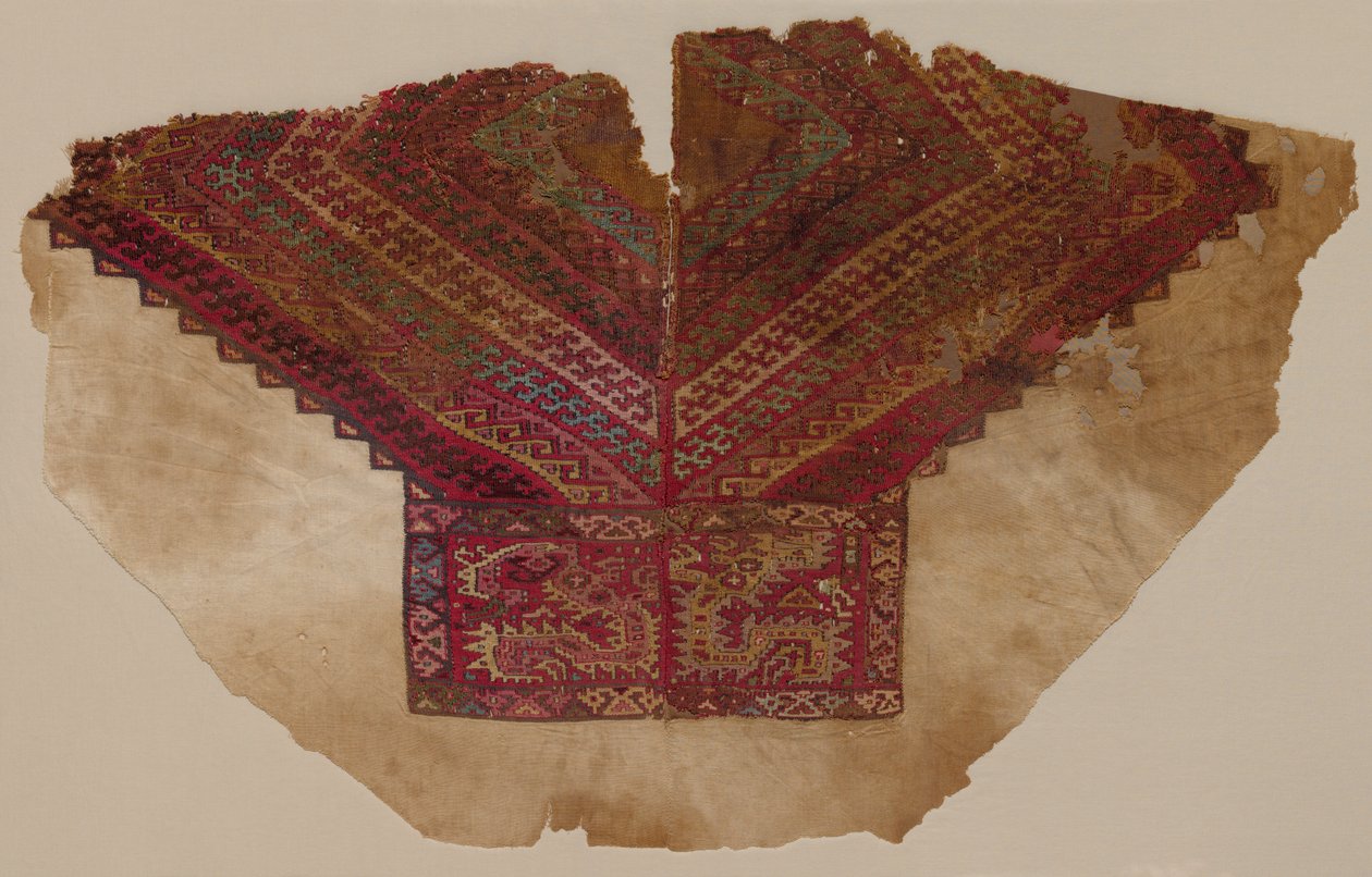 Gobelinvevd åk fra en tunika, 800-1200. av Unbekannt