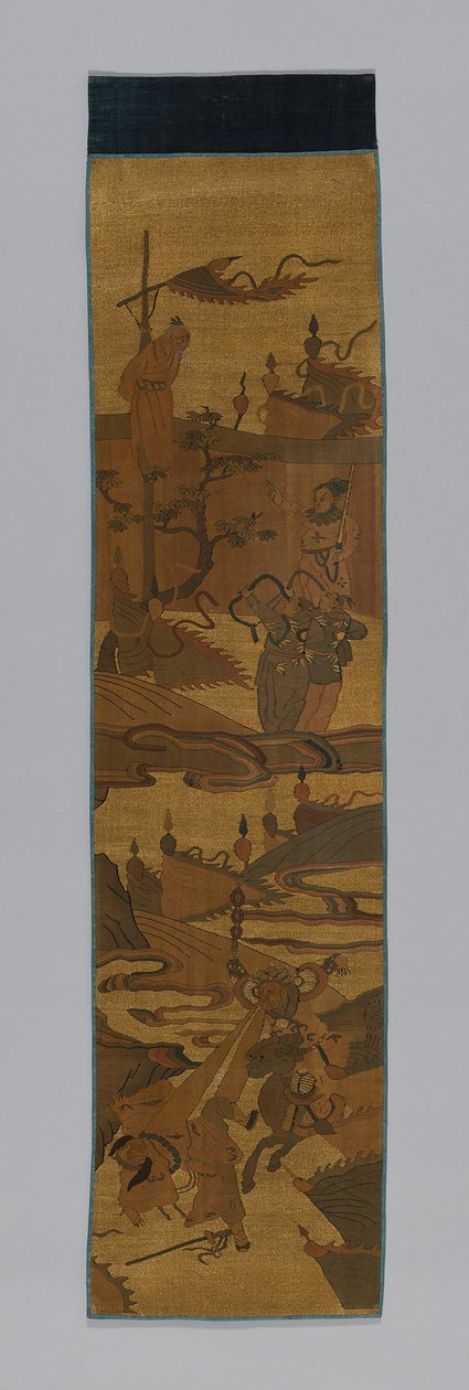 Tapet, Kina, Qing-dynastiet 1644-1912, 1800-tallet. av Unbekannt