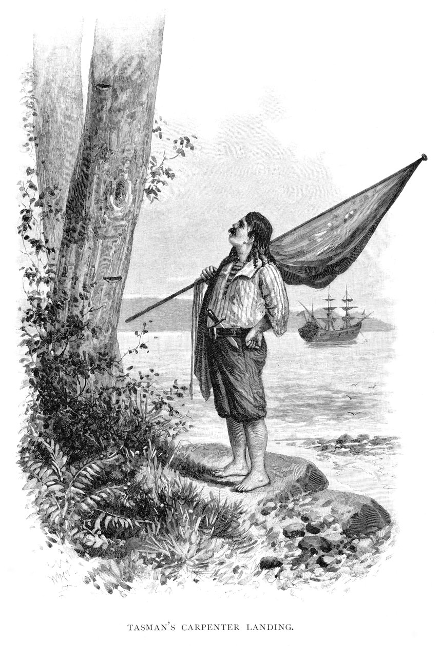 Tasmans Carpenter Landing, 1644 1886 av Unbekannt