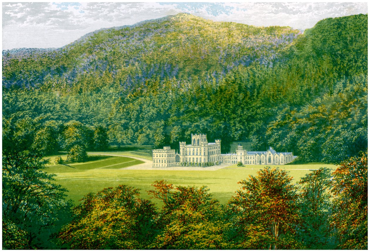 Taymouth Castle, Perthshire, Skottland, hjemmet til jarlen av Breadalbane, c1880 av Unbekannt