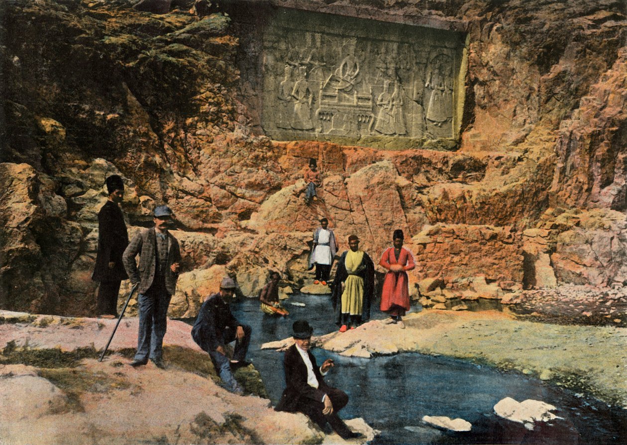 Chechan Ali. Shah Fath Ali og hans barn, etterkommere av Fath Ali Shah, 1900. av Unbekannt