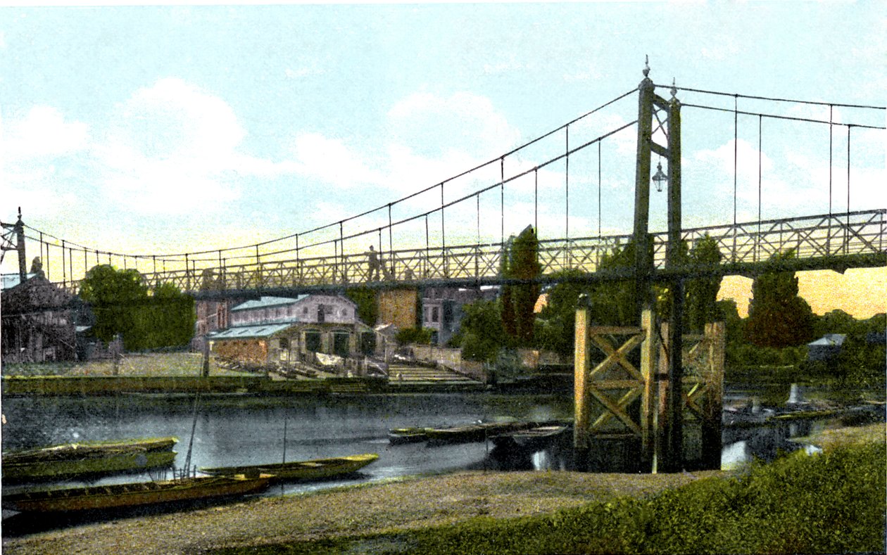 Teddington Bridge, London, 1900-tallet av Unbekannt