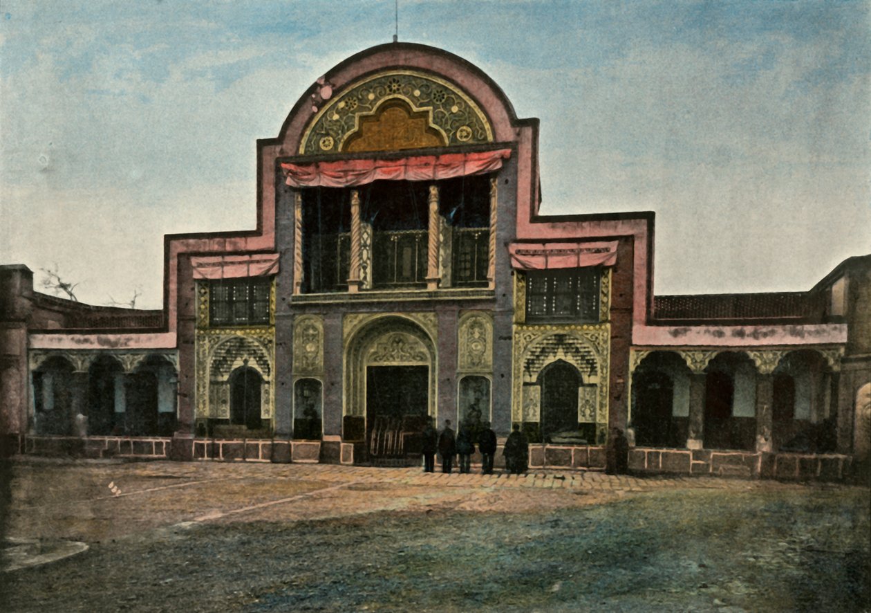 Teheran. Porte Du Palais Du Schah, Porten til Shahens palass - Teheran, 1900. av Unbekannt