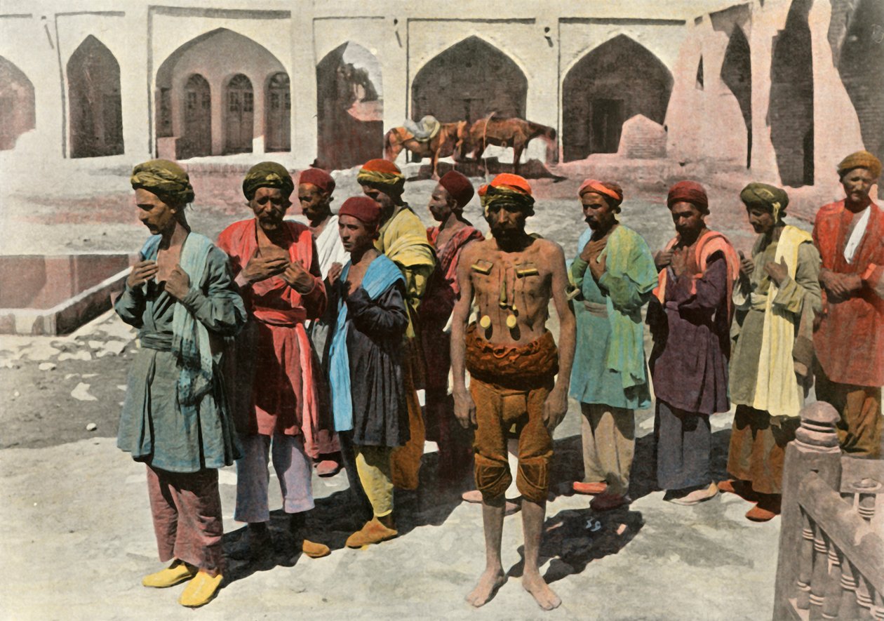 Teheran. Procession Dervish Martyrs, Procession of Dervish Martyrs, 1900. av Unbekannt