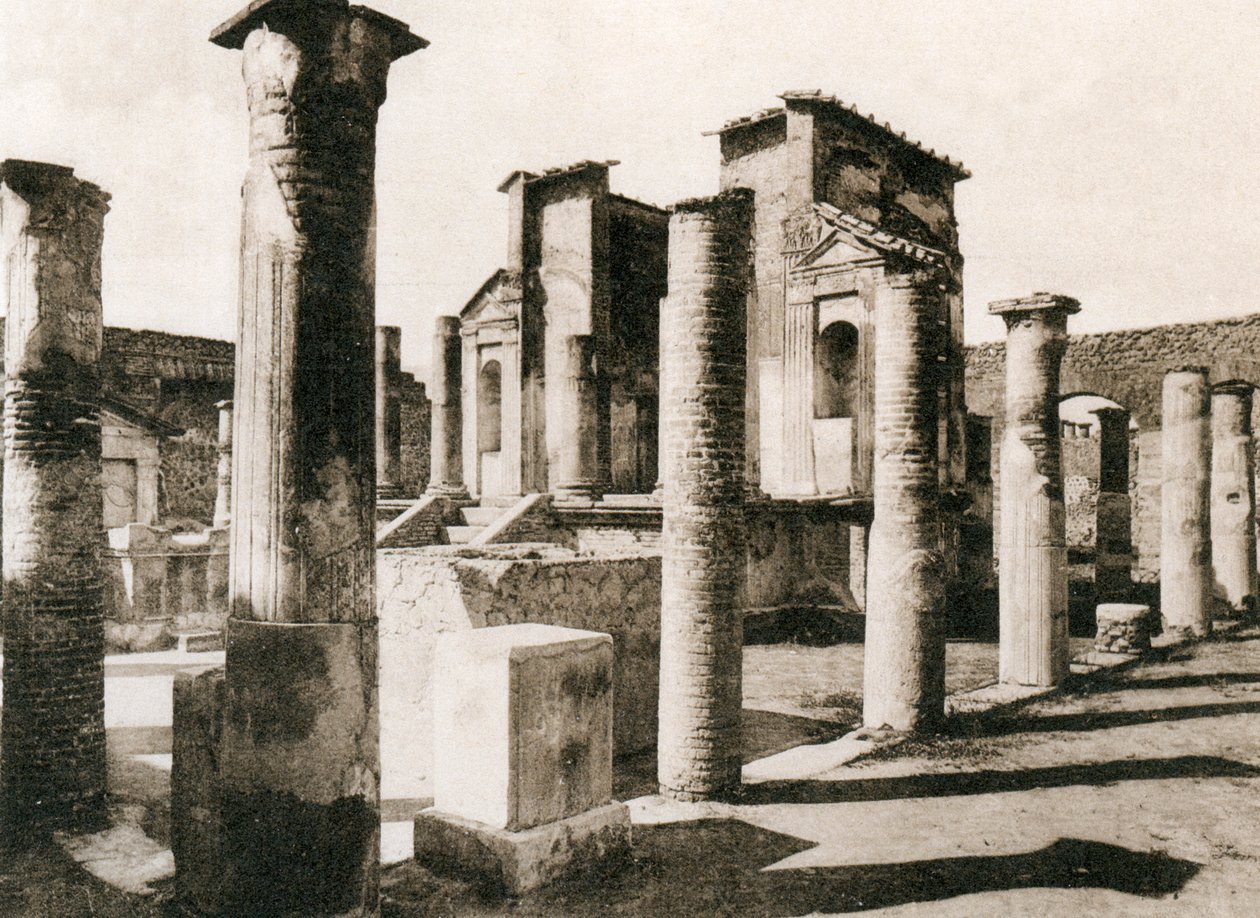 Temple of Isis, Pompeii, Italia, ca 1900-tallet av Unbekannt