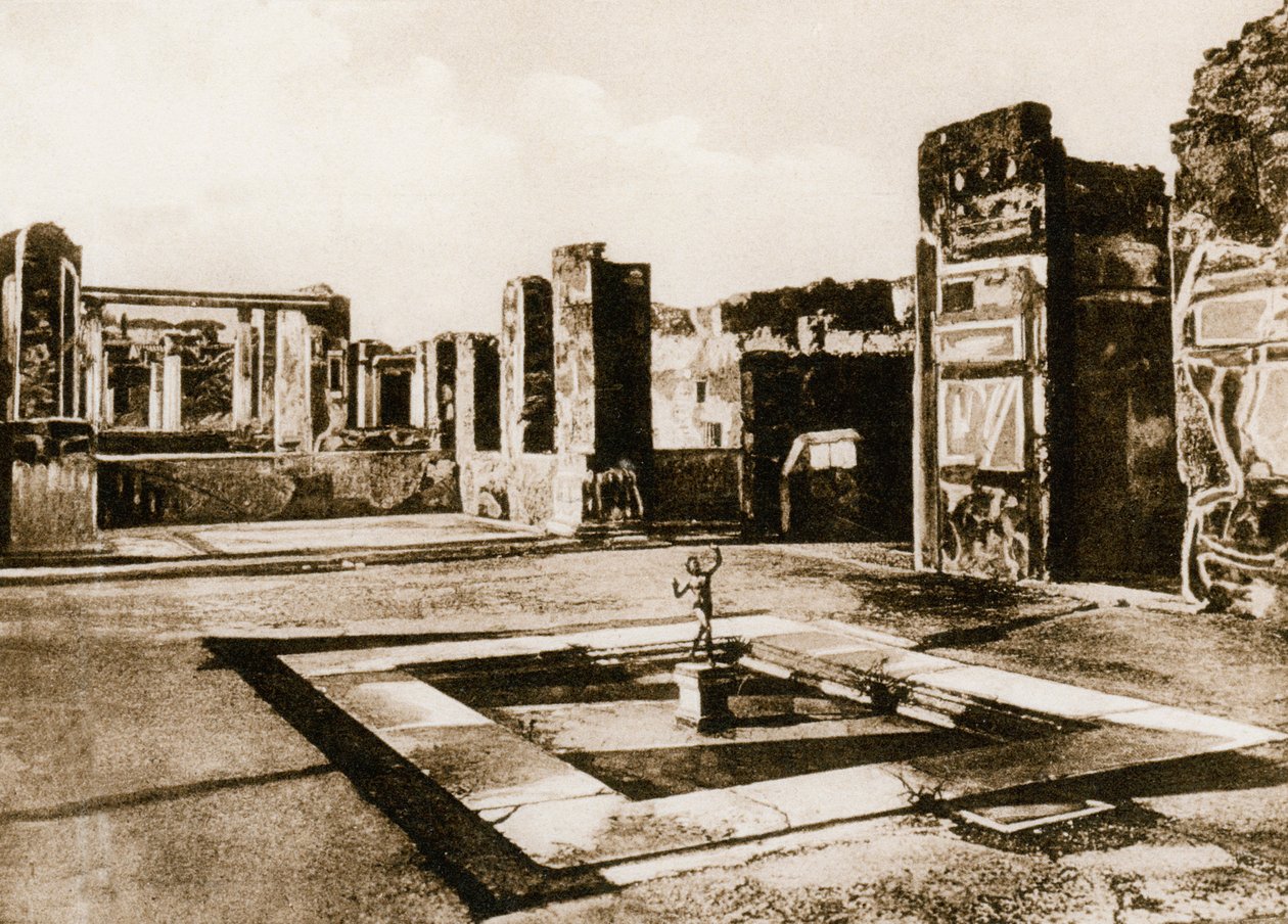 Apollo-tempelet, Pompeii, Italia, ca 1900-tallet av Unbekannt