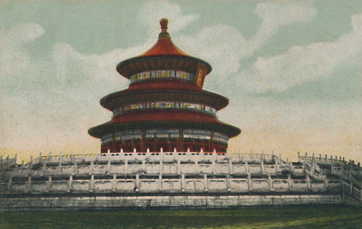 Himmelens tempel, Pekin, c1910. av Unbekannt
