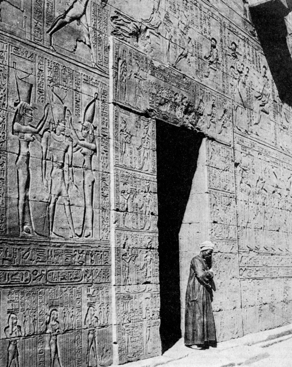 Horus tempel, Edfou, Egypt, 1935 av Unbekannt