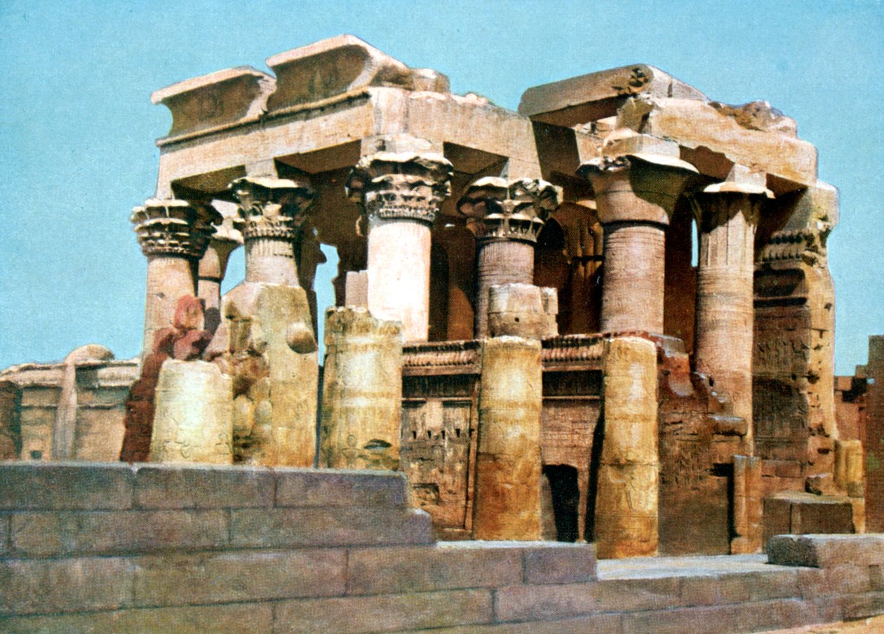 Temple of Kom Ombo, Egypt, 20. århundre av Unbekannt