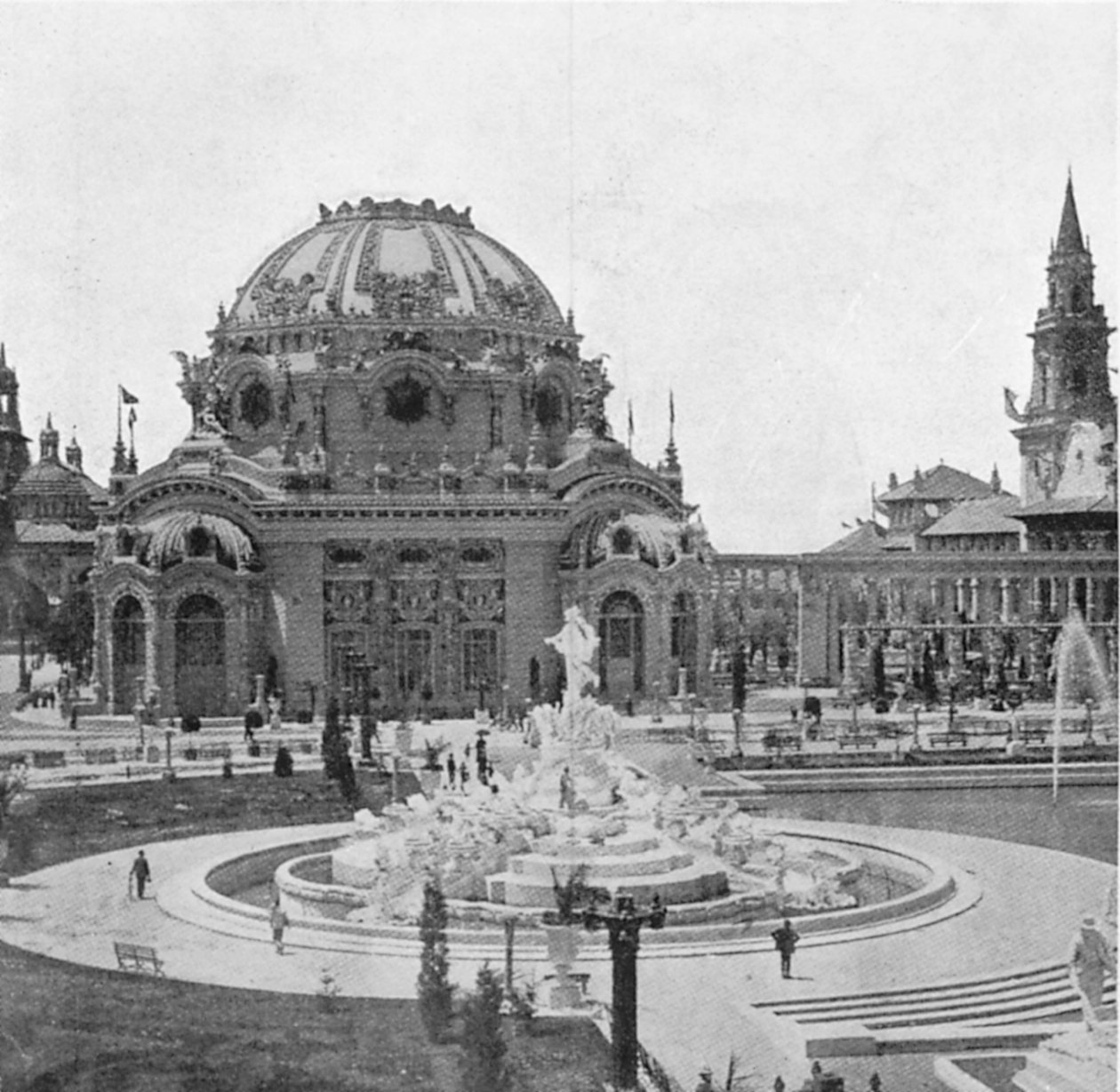 Temple of Music på den panamerikanske utstillingen i Buffalo, 1901 av Unbekannt