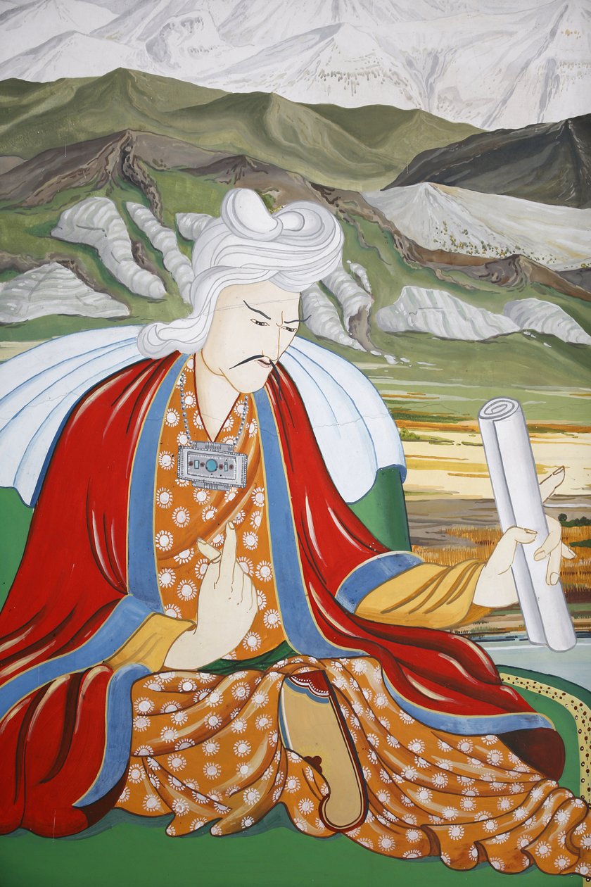 Temple of the Thousand Buddhas Dashang Kagyu Ling menighet Skildring av den dyrebare presten, La Boulaye, Frankrike av Unbekannt