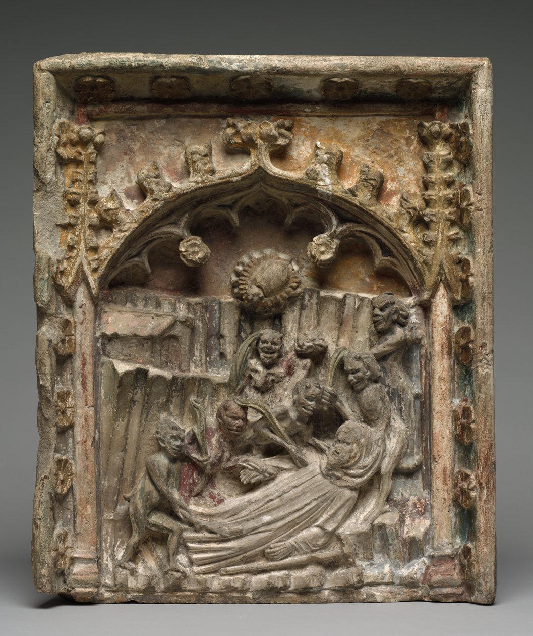 Fristelse av Saint Anthony av Egypt, ca. 1400-tallet. av Unbekannt