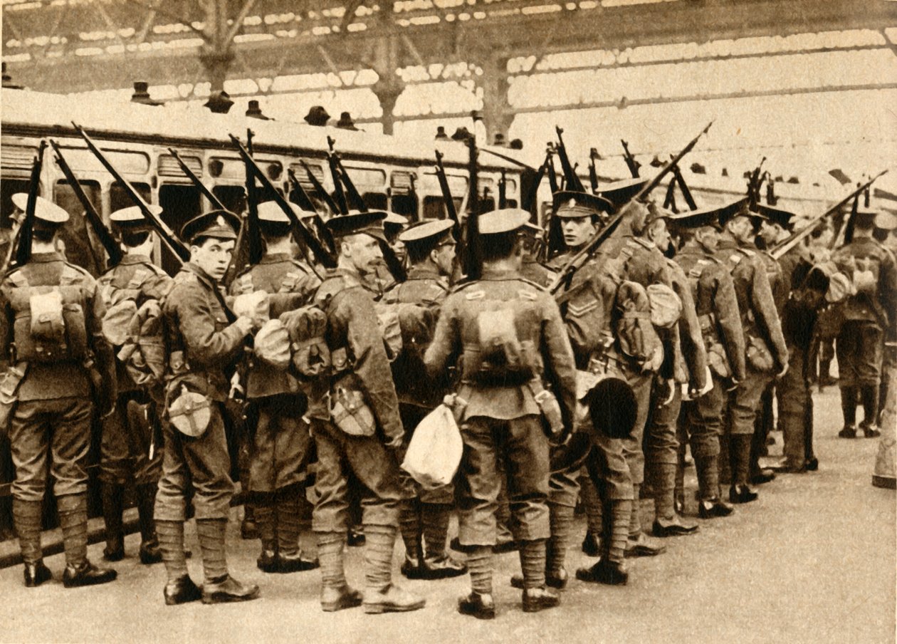 Territorials fra sommerleiren - Terriere med på Waterloo, 1914-1918, 1933. av Unbekannt