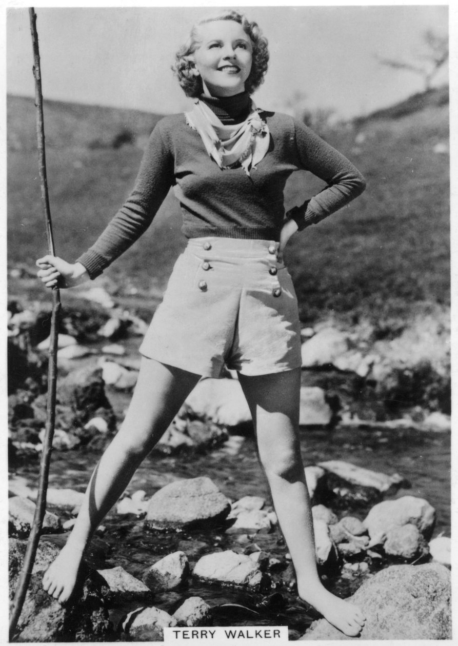 Terry Walker , amerikansk filmskuespillerinne, c1936-c1939 av Unbekannt