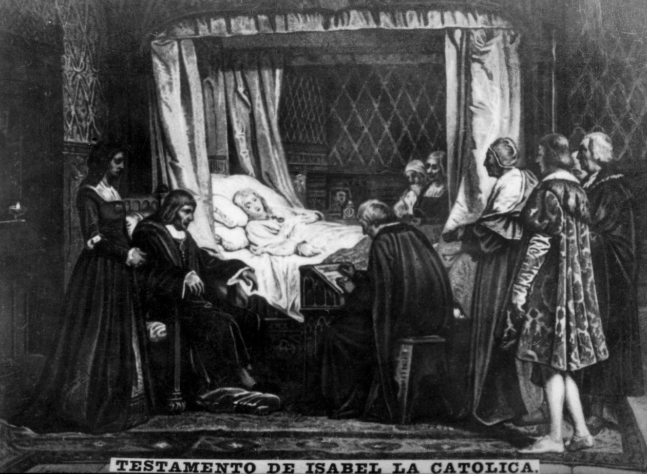 Testamente om Isabel den katolske, 1500-tallet, 1920-tallet av Unbekannt