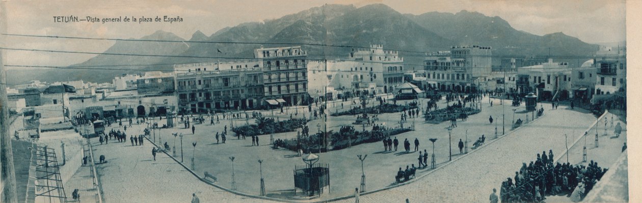 Tetuan - Generell utsikt over Plaza de España, c1910. av Unbekannt