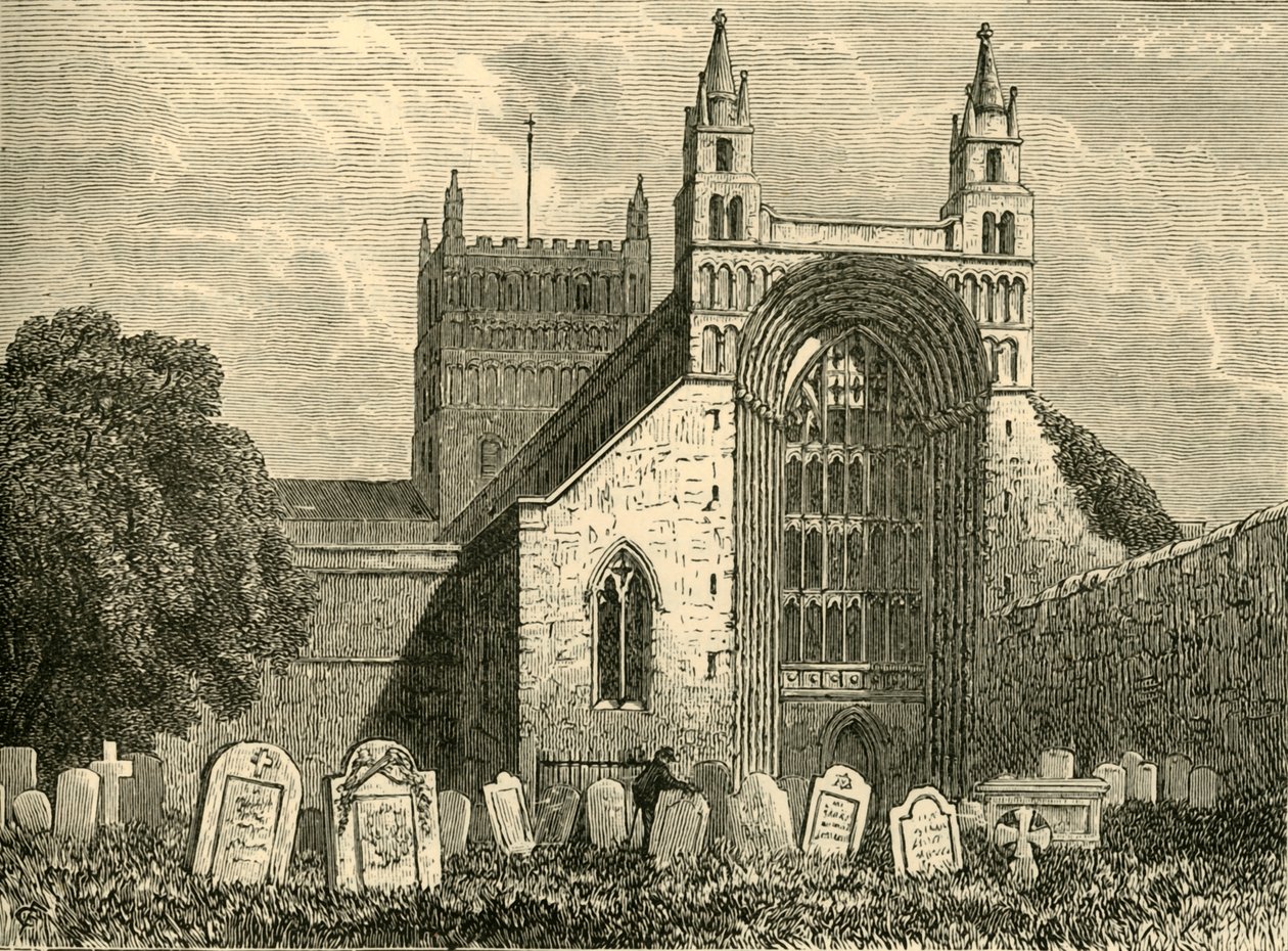 Tewkesbury Abbey, 1898. av Unbekannt