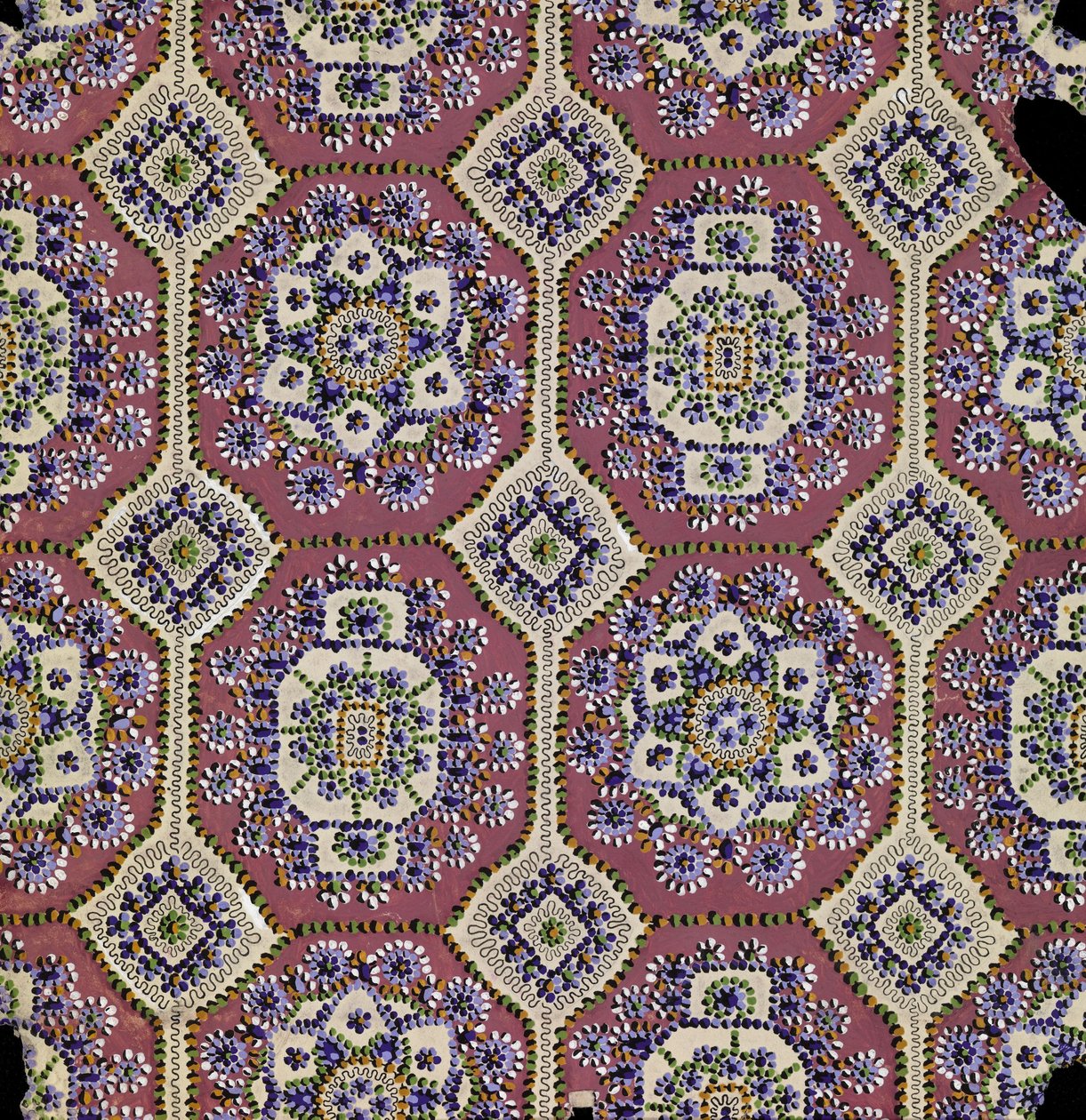 Tekstildesign for Trekhgornaya Manufaktura, 1918 av Unbekannt